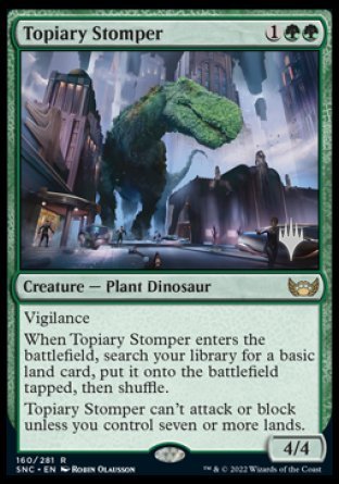 Topiary Stomper (Promo Pack) [Streets of New Capenna Promos] | Golgari Games