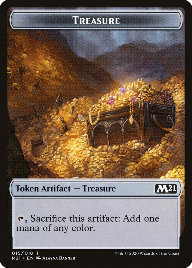 Treasure Token [Core Set 2021 Tokens] | Golgari Games