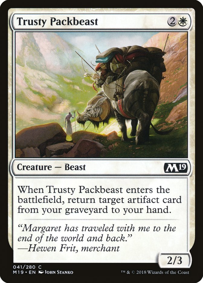 Trusty Packbeast [Core Set 2019] | Golgari Games