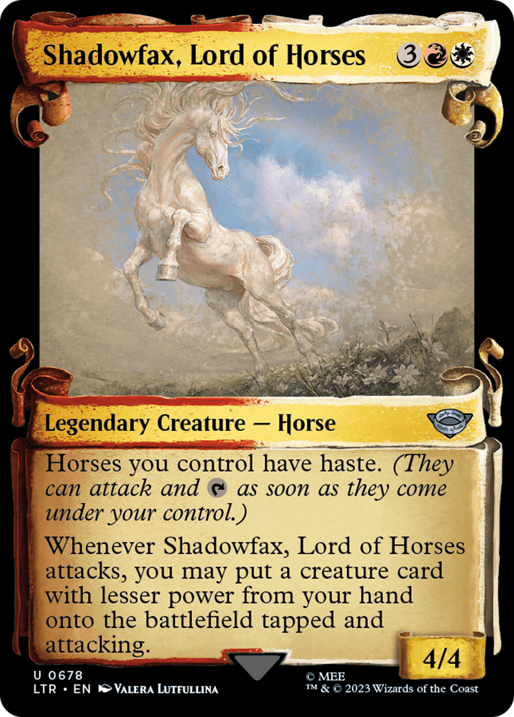 Shadowfax, Lord of Horses [The Lord of the Rings: Tales of Middle-Earth Showcase Scrolls] | Local Legends