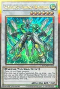 Stardust Charge Warrior [MAGO-EN029] Gold Rare | Golgari Games