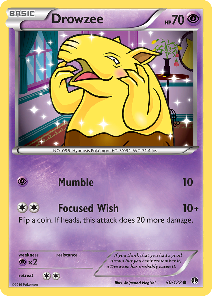 Drowzee (50/122) [XY: BREAKpoint] | Golgari Games