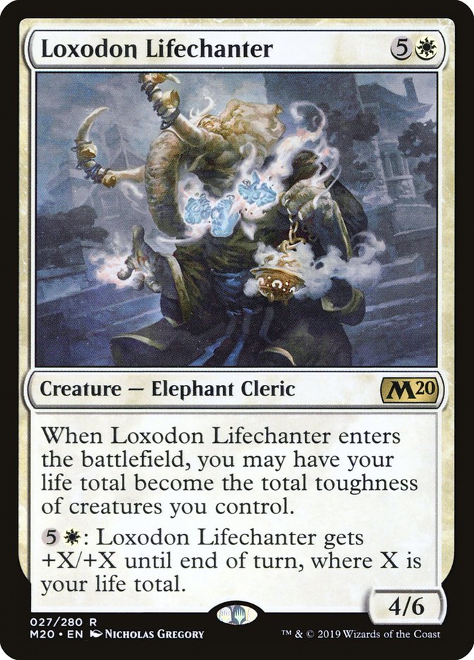 Loxodon Lifechanter [Core Set 2020] | Local Legends
