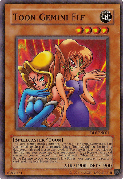 Toon Gemini Elf [DL6-EN001] Super Rare | Golgari Games