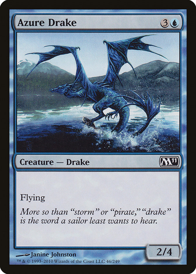 Azure Drake [Magic 2011] | Golgari Games