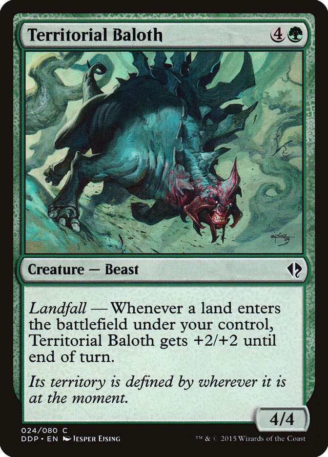 Territorial Baloth [Duel Decks: Zendikar vs. Eldrazi] | Local Legends