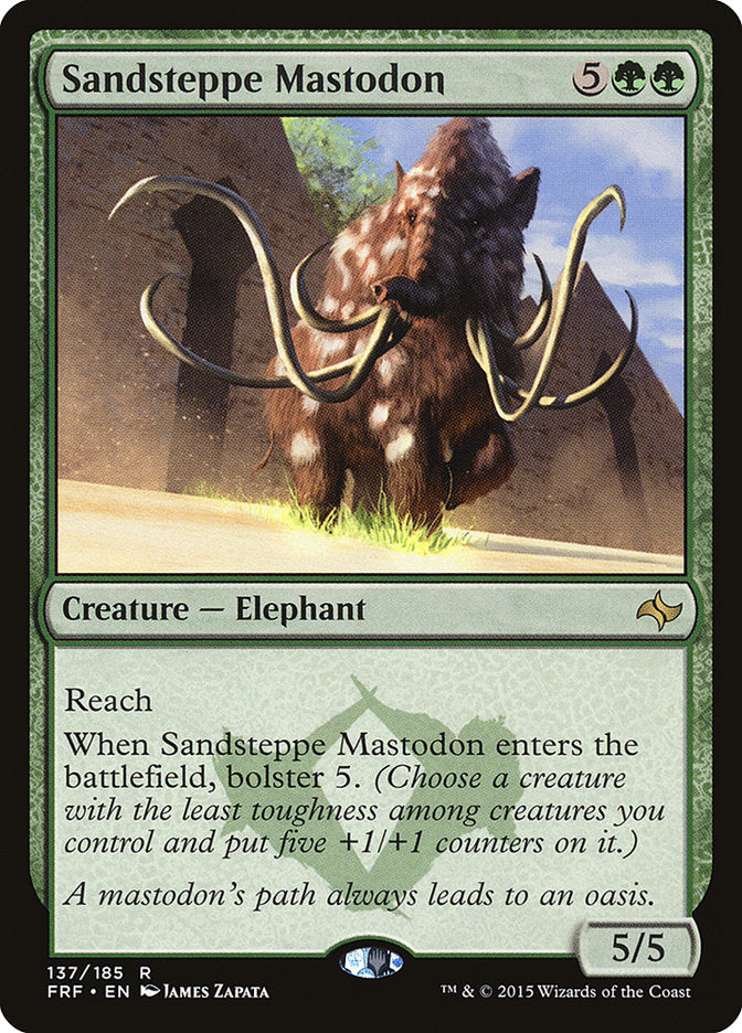 Sandsteppe Mastodon [Fate Reforged] | Golgari Games