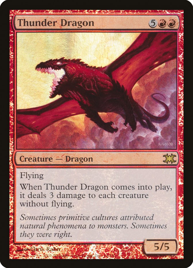 Thunder Dragon [From the Vault: Dragons] | Golgari Games