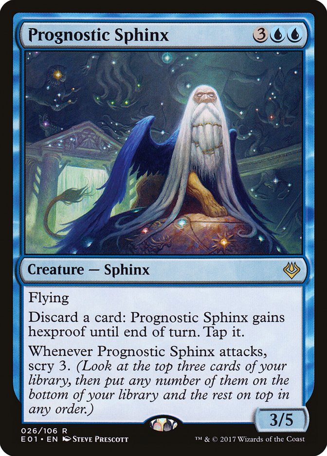 Prognostic Sphinx [Archenemy: Nicol Bolas] | Golgari Games