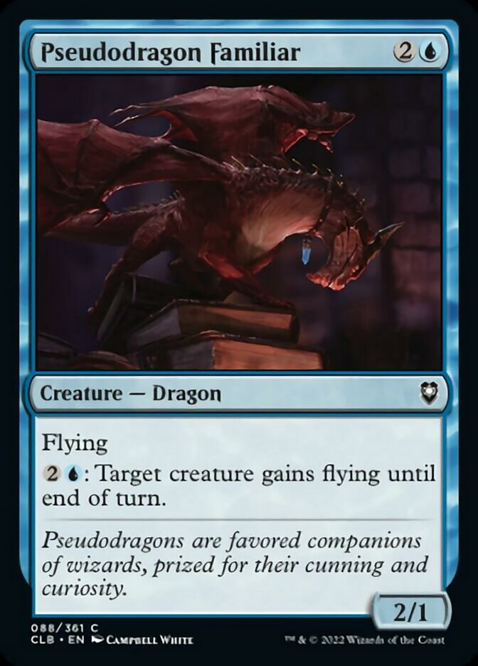 Pseudodragon Familiar [Commander Legends: Battle for Baldur's Gate] | Golgari Games