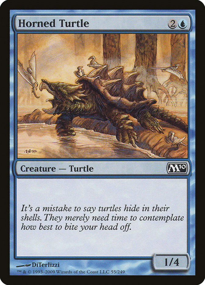 Horned Turtle [Magic 2010] | Golgari Games