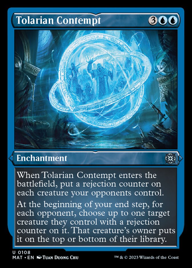 Tolarian Contempt (Foil Etched) [March of the Machine: The Aftermath] | Golgari Games