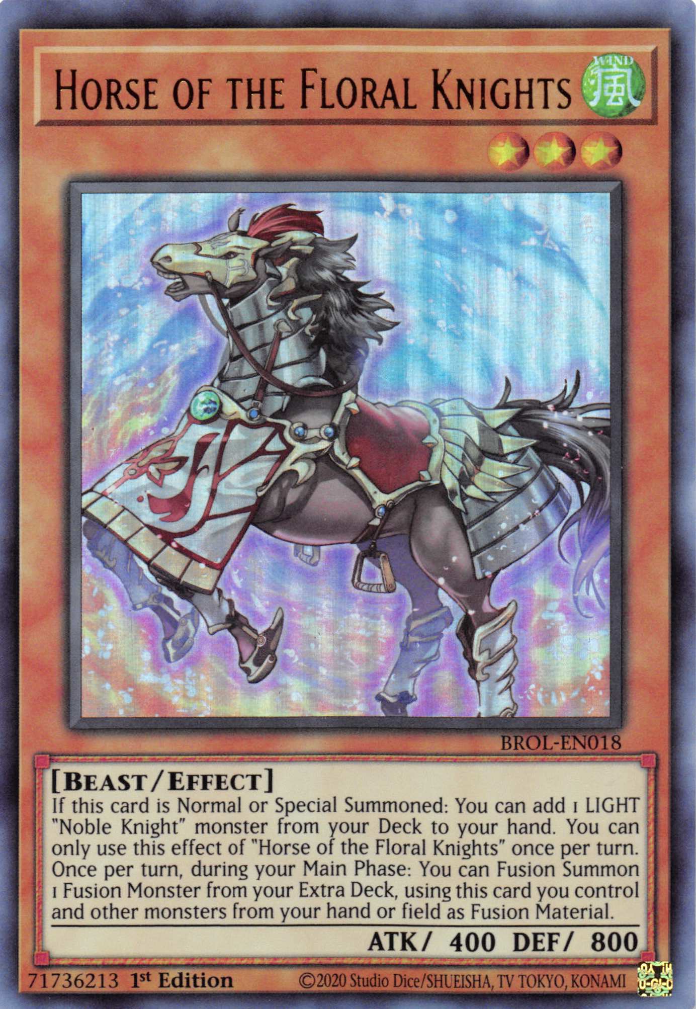 Horse of the Floral Knights [BROL-EN018] Ultra Rare | Golgari Games