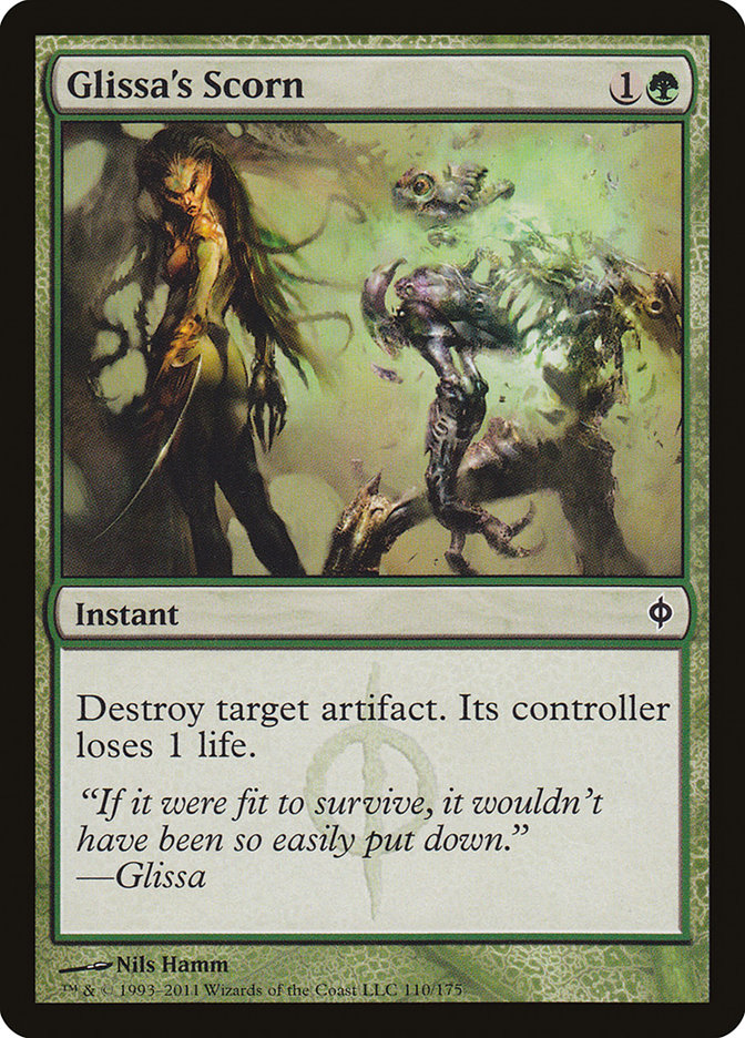Glissa's Scorn [New Phyrexia] | Local Legends