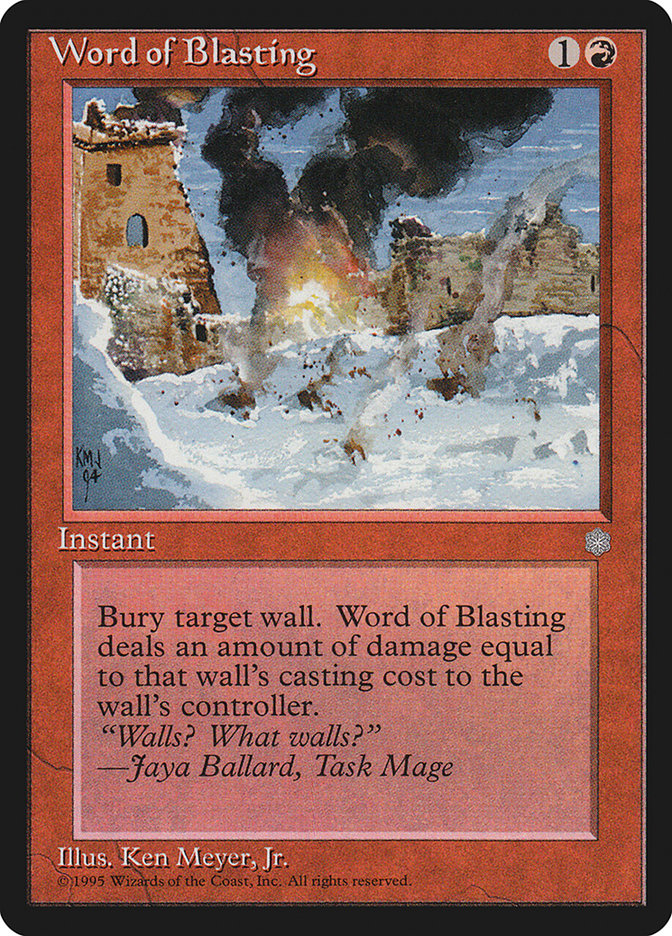 Word of Blasting [Ice Age] | Local Legends