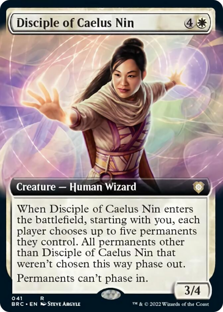 Disciple of Caelus Nin (Extended Art) [The Brothers' War Commander] | Golgari Games