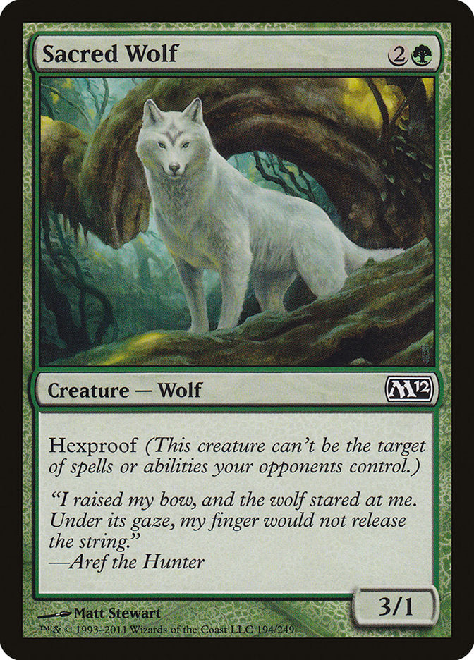 Sacred Wolf [Magic 2012] | Golgari Games