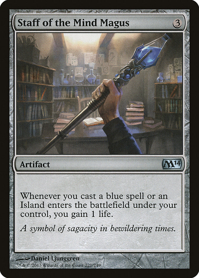 Staff of the Mind Magus [Magic 2014] | Local Legends