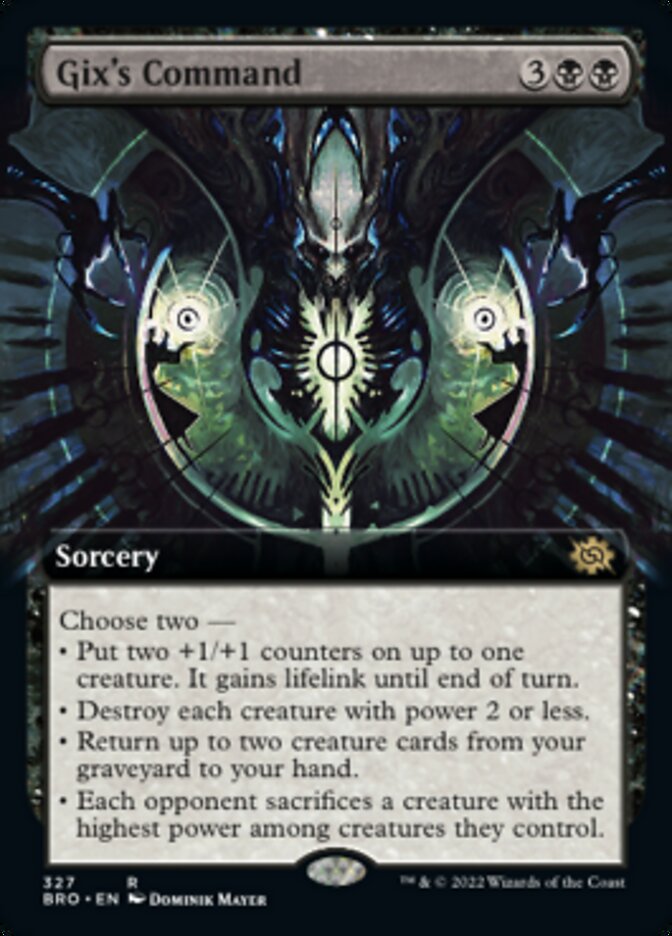 Gix's Command (Extended Art) [The Brothers' War] | Local Legends