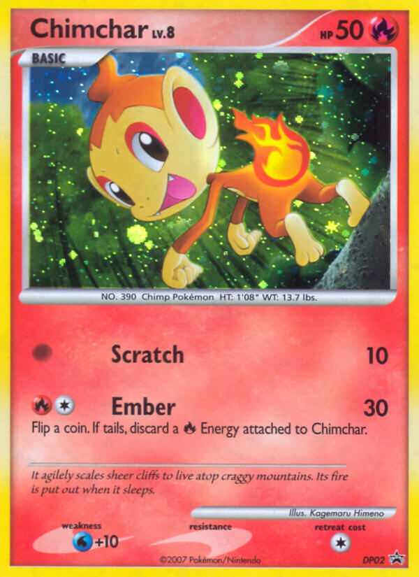 Chimchar (DP02) [Diamond & Pearl: Black Star Promos] | Golgari Games