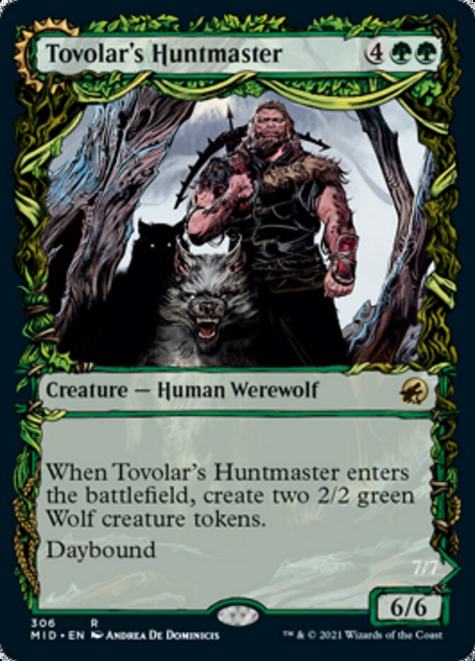 Tovolar's Huntmaster // Tovolar's Packleader (Showcase Equinox) [Innistrad: Midnight Hunt] | Golgari Games