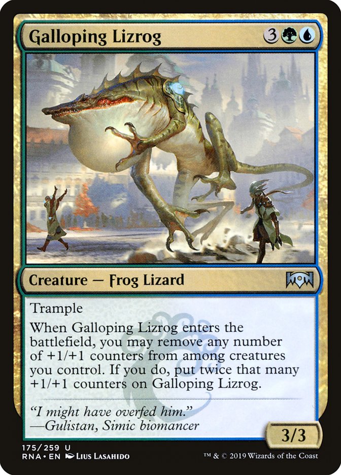 Galloping Lizrog [Ravnica Allegiance] | Golgari Games