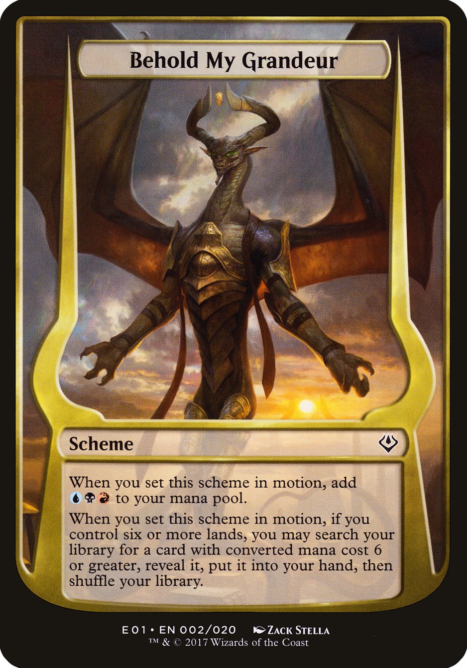 Behold My Grandeur (Schemes) [Archenemy: Nicol Bolas Schemes] | Golgari Games