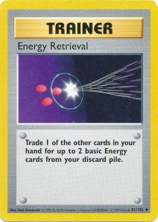 Energy Retrieval (81/102) [Base Set Shadowless Unlimited] | Golgari Games