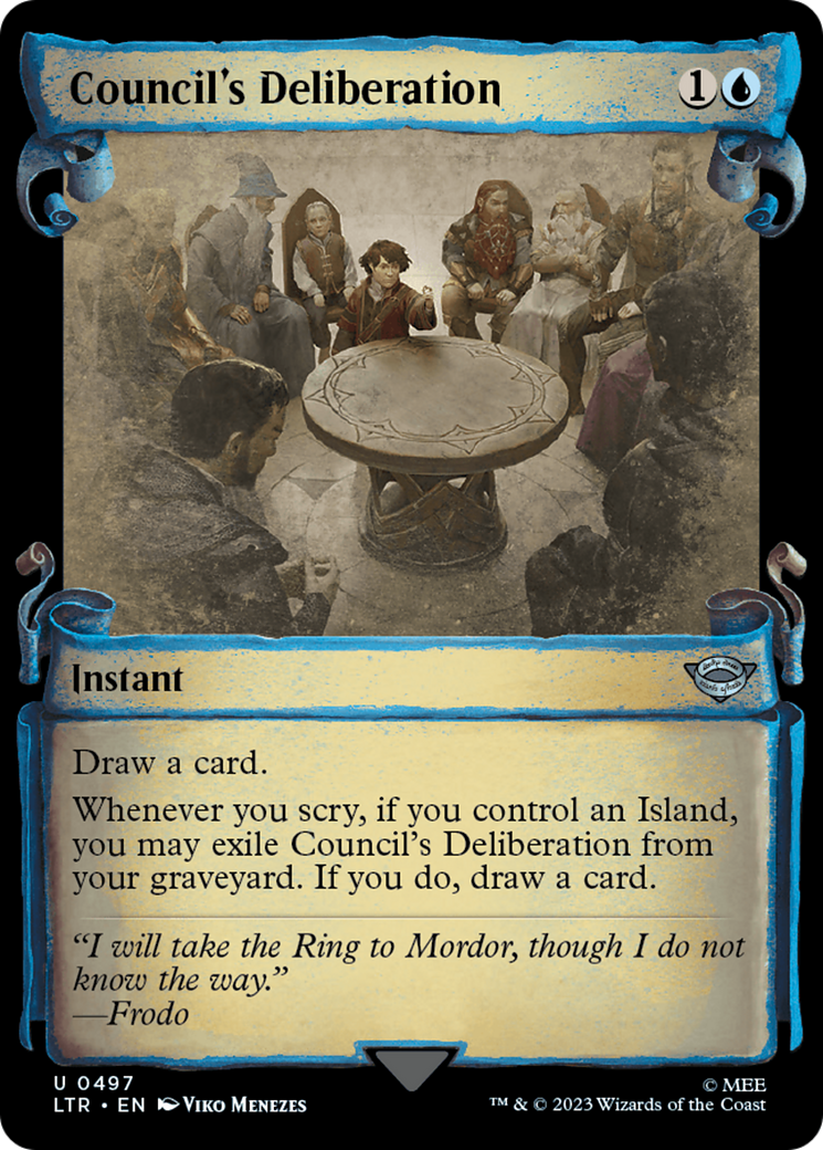 Council's Deliberation [The Lord of the Rings: Tales of Middle-Earth Showcase Scrolls] | Local Legends