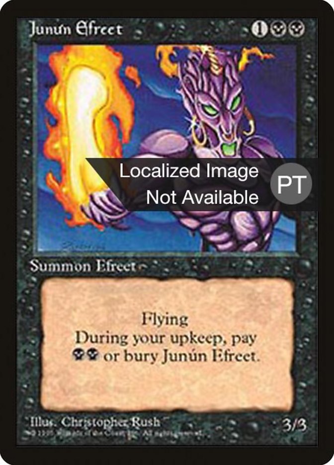 Junun Efreet [Fourth Edition (Foreign Black Border)] | Local Legends