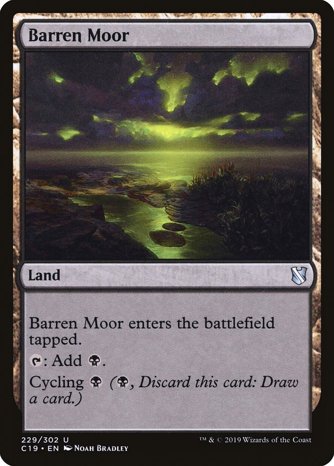 Barren Moor [Commander 2019] | Golgari Games