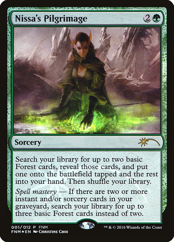 Nissa's Pilgrimage [Friday Night Magic 2016] | Golgari Games