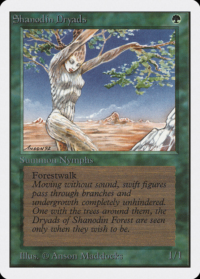 Shanodin Dryads [Unlimited Edition] | Golgari Games