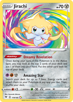 Jirachi (119/185) [Sword & Shield: Vivid Voltage] | Golgari Games