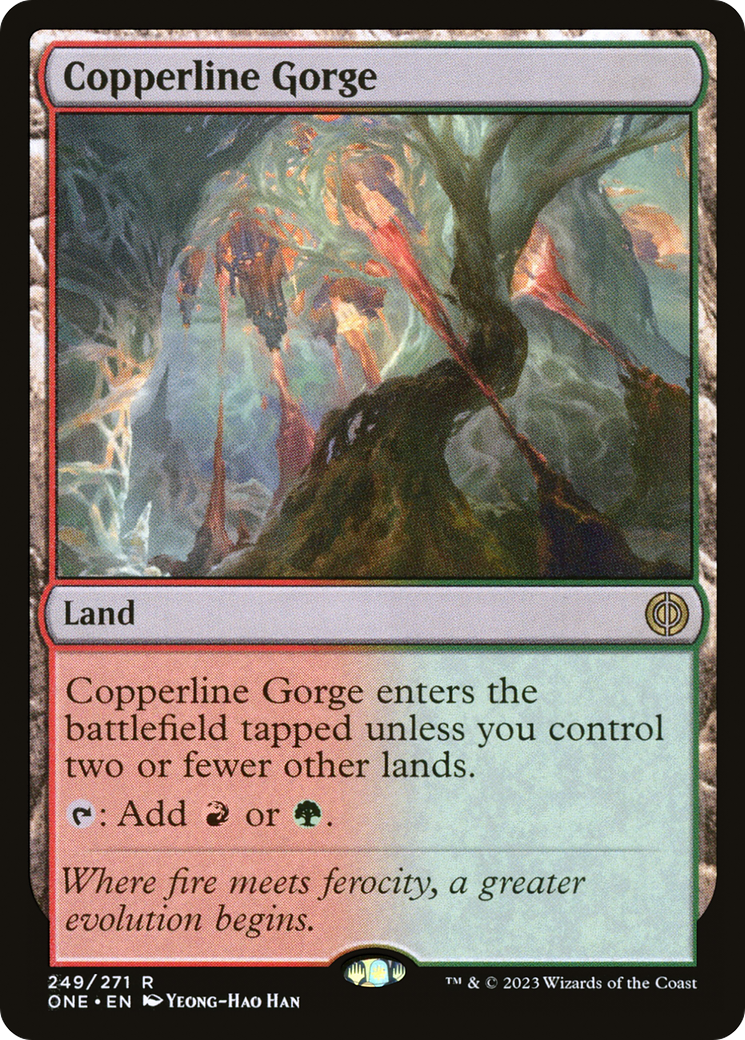 Copperline Gorge [Phyrexia: All Will Be One] | Local Legends