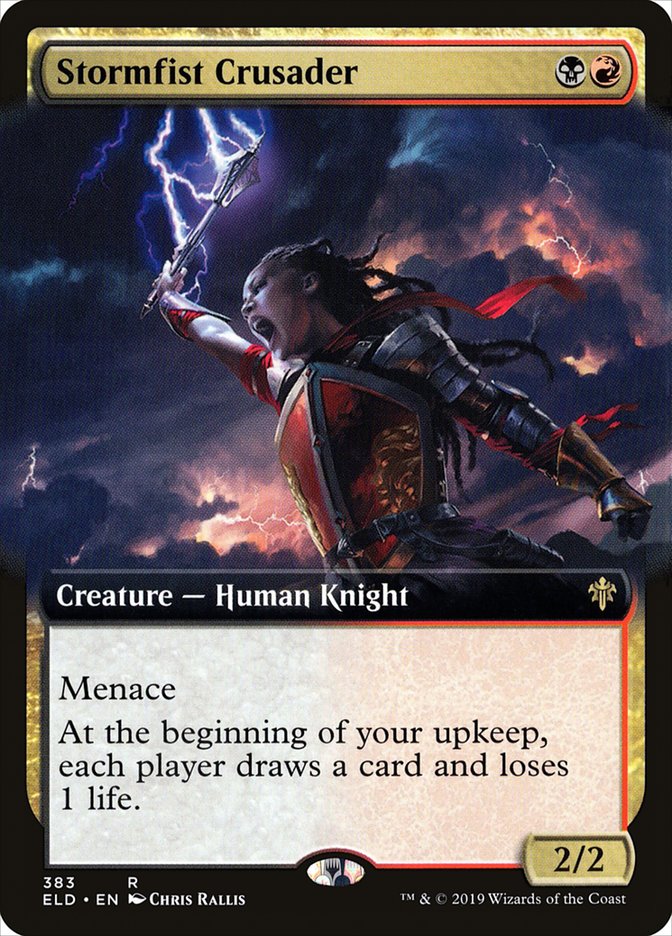 Stormfist Crusader (Extended Art) [Throne of Eldraine] | Local Legends