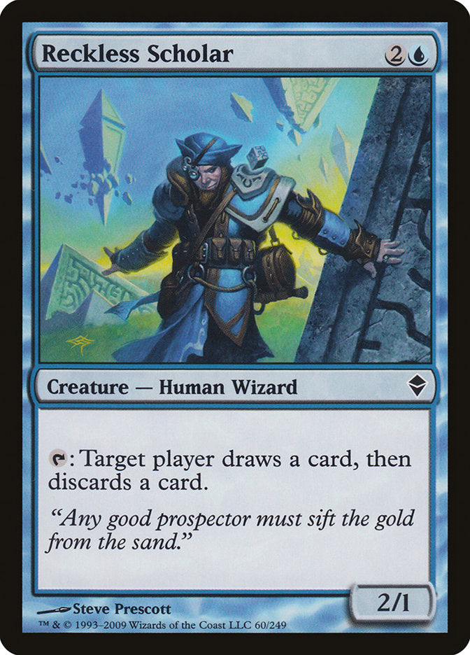 Reckless Scholar [Zendikar] | Local Legends