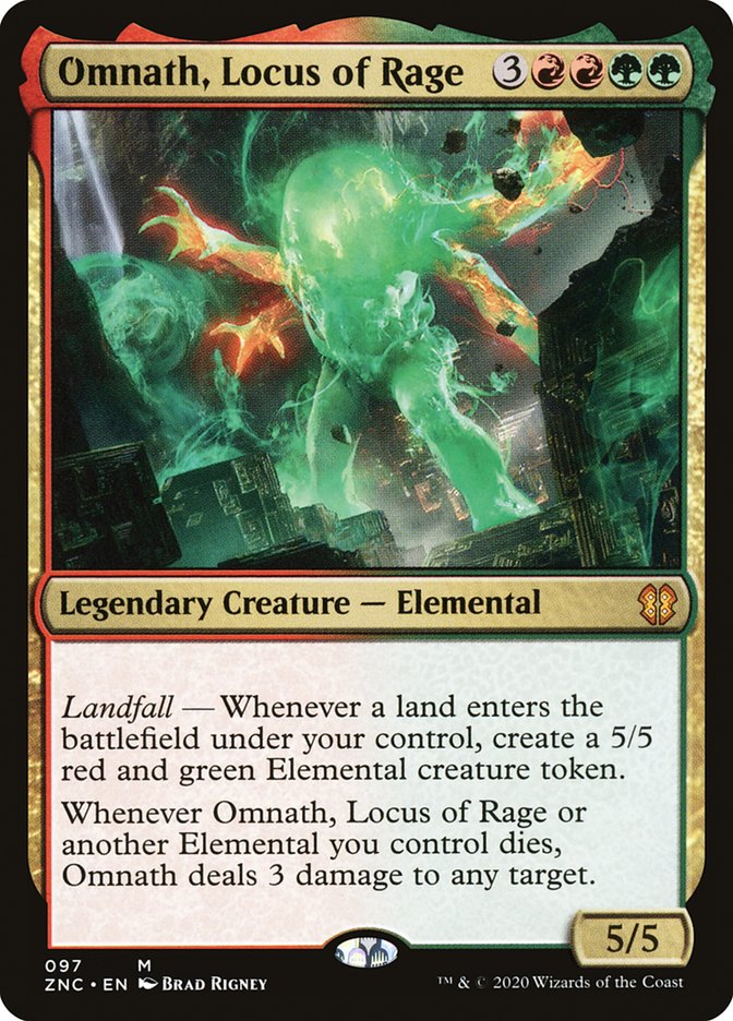 Omnath, Locus of Rage [Zendikar Rising Commander] | Local Legends