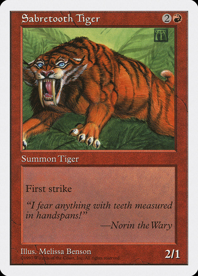 Sabretooth Tiger [Fifth Edition] | Local Legends