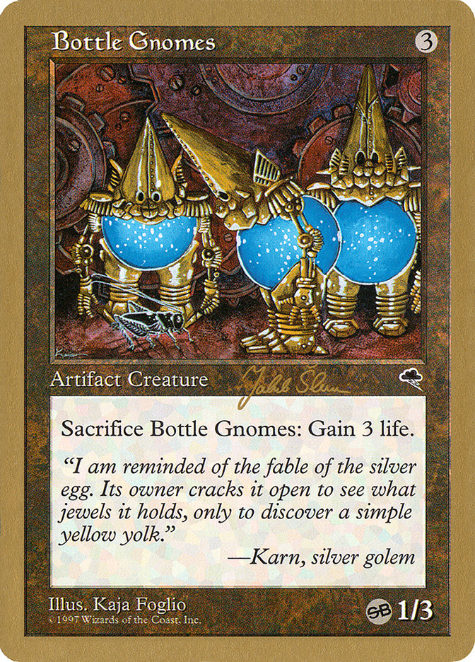 Bottle Gnomes (Jakub Slemr) (SB) [World Championship Decks 1999] | Golgari Games