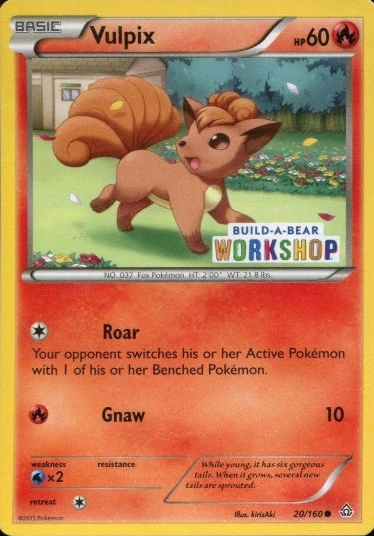 Vulpix (20/160) (Build A Bear Workshop Exclusive) [XY: Primal Clash] | Golgari Games