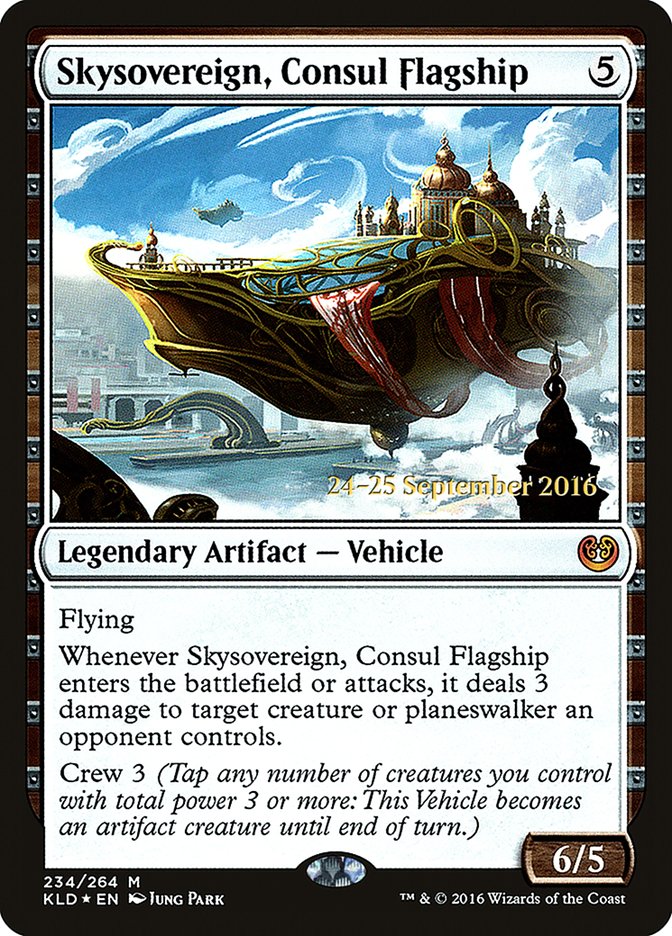 Skysovereign, Consul Flagship [Kaladesh Prerelease Promos] | Golgari Games