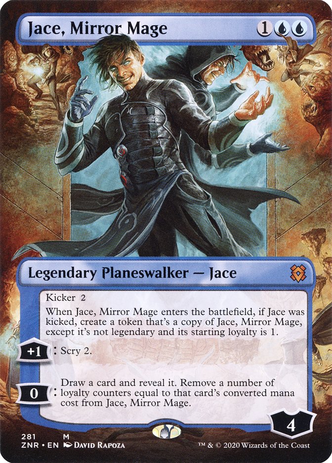 Jace, Mirror Mage (Borderless) [Zendikar Rising] | Local Legends