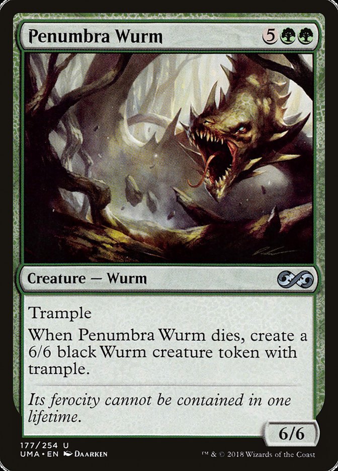 Penumbra Wurm [Ultimate Masters] | Golgari Games