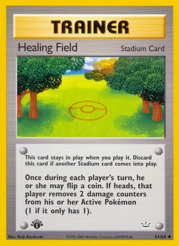 Healing Field (61/64) [Neo Revelation 1st Edition] | Golgari Games