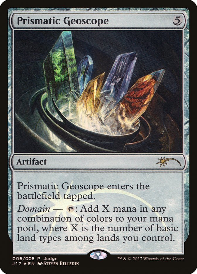 Prismatic Geoscope [Judge Gift Cards 2017] | Golgari Games