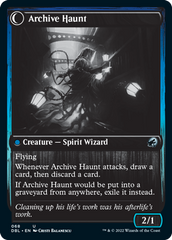 Overwhelmed Archivist // Archive Haunt [Innistrad: Double Feature] | Golgari Games