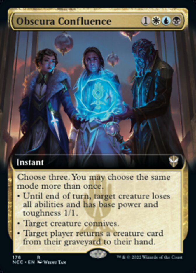 Obscura Confluence (Extended Art) [Streets of New Capenna Commander] | Local Legends