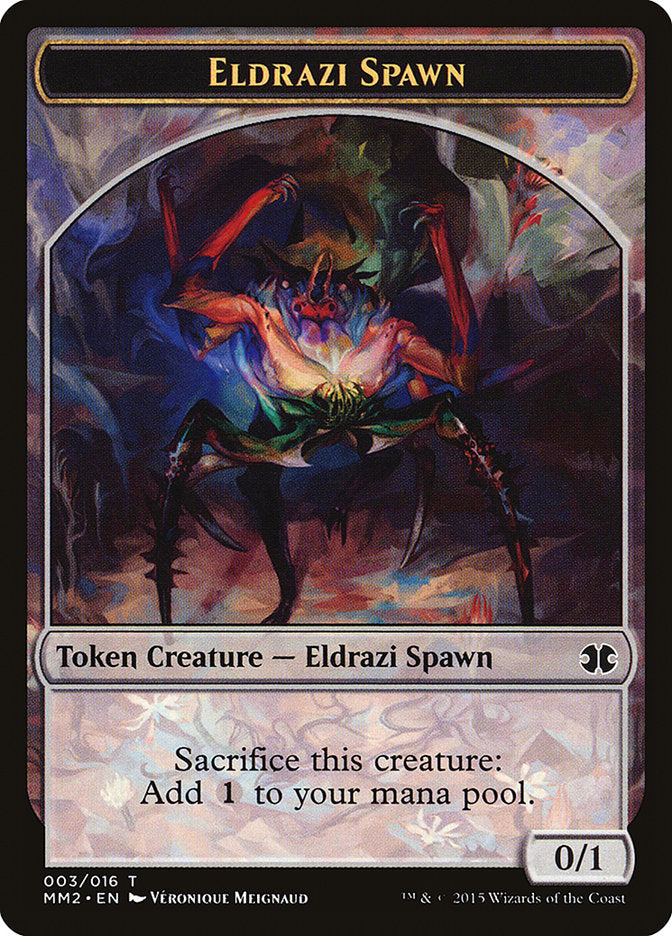 Eldrazi Spawn Token (003/016) [Modern Masters 2015 Tokens] | Golgari Games