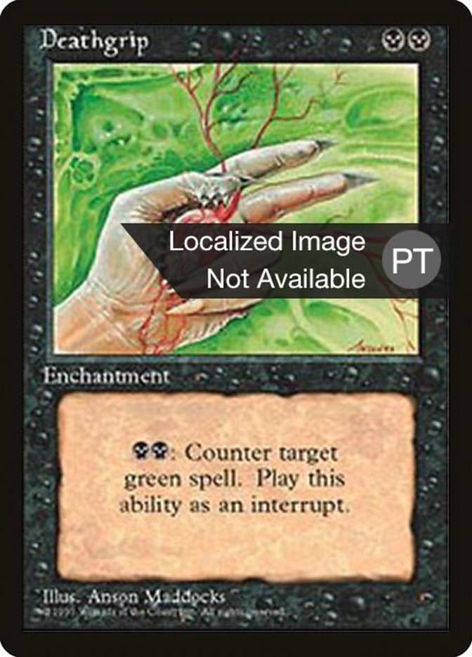 Deathgrip [Fourth Edition (Foreign Black Border)] | Local Legends